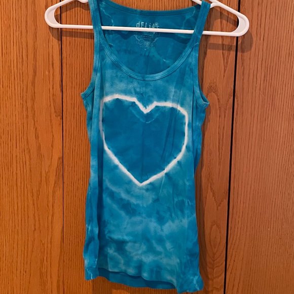 Blue Tank Top with Heart Size M - Picture 3 of 6